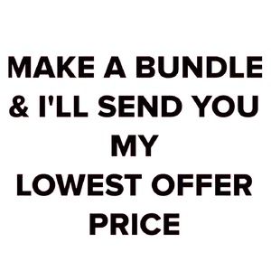 BUNDLE = LOWEST PRICES